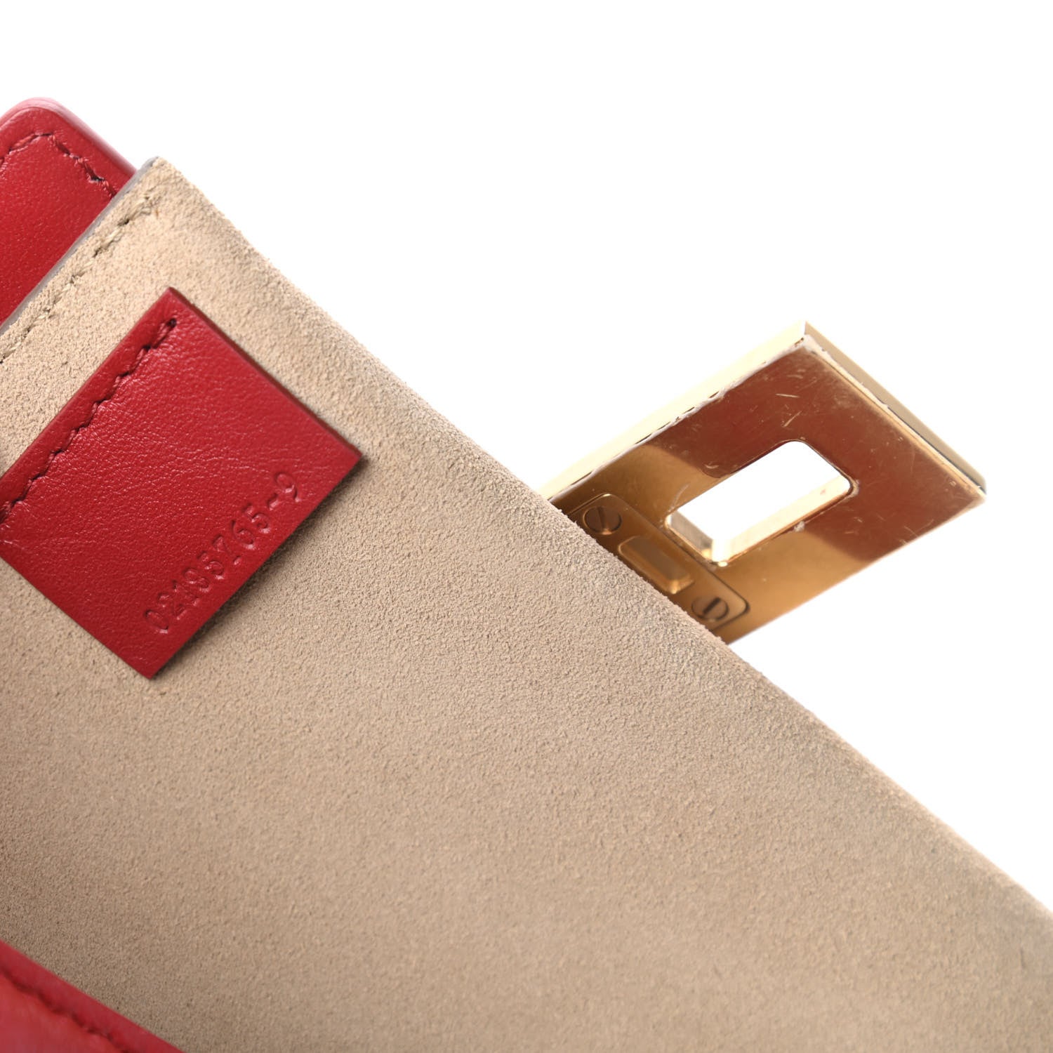 Chloe Calfskin Quilted Mini Drew Bijou Shoulder Bag Dahlia Red 9 of 10