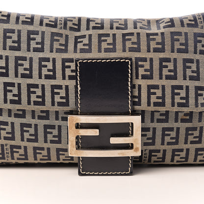 Fendi Zucchino Baguette Navy 8 of 8