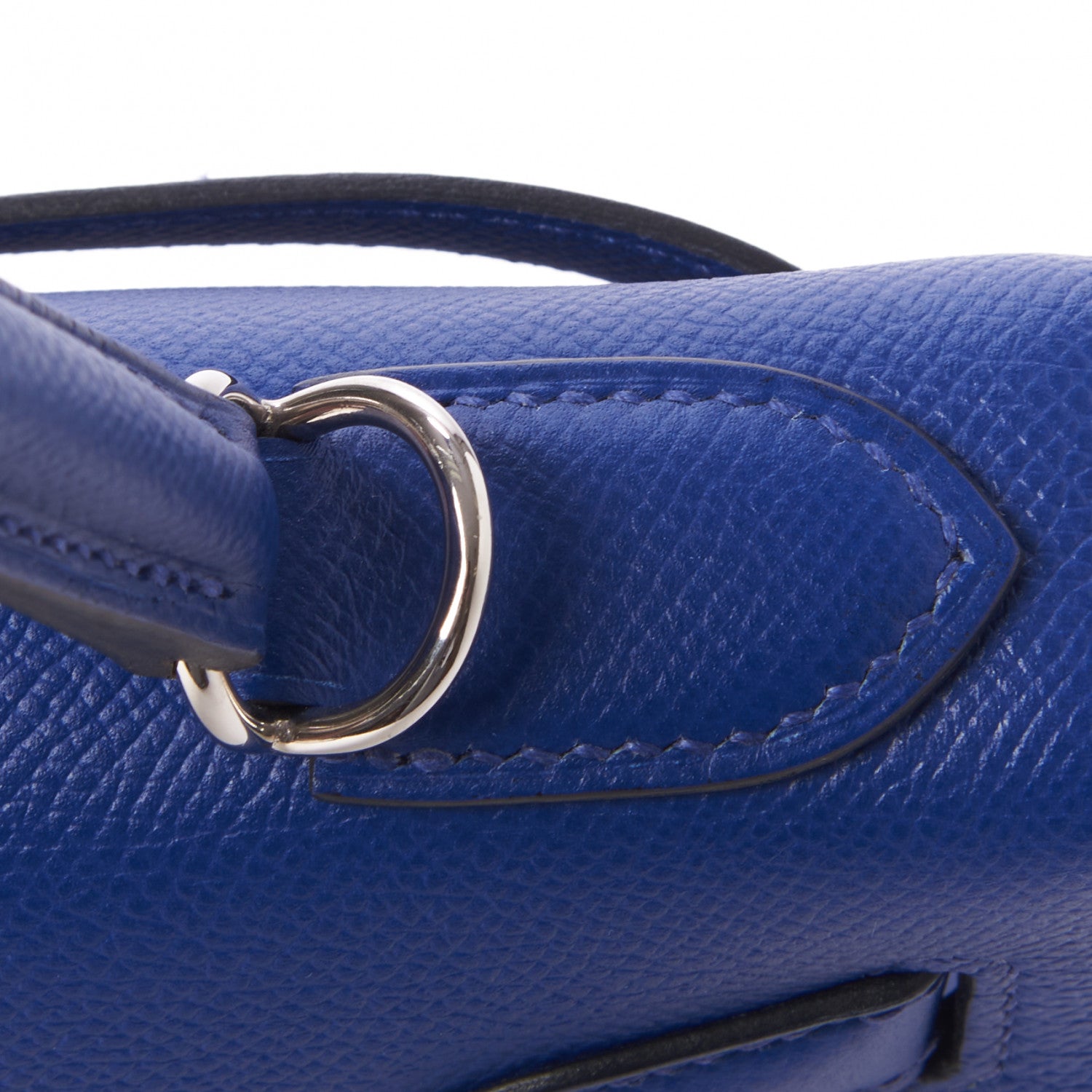 Hermes Epsom Kelly Sellier 28 Bleu Electrique 10 of 32