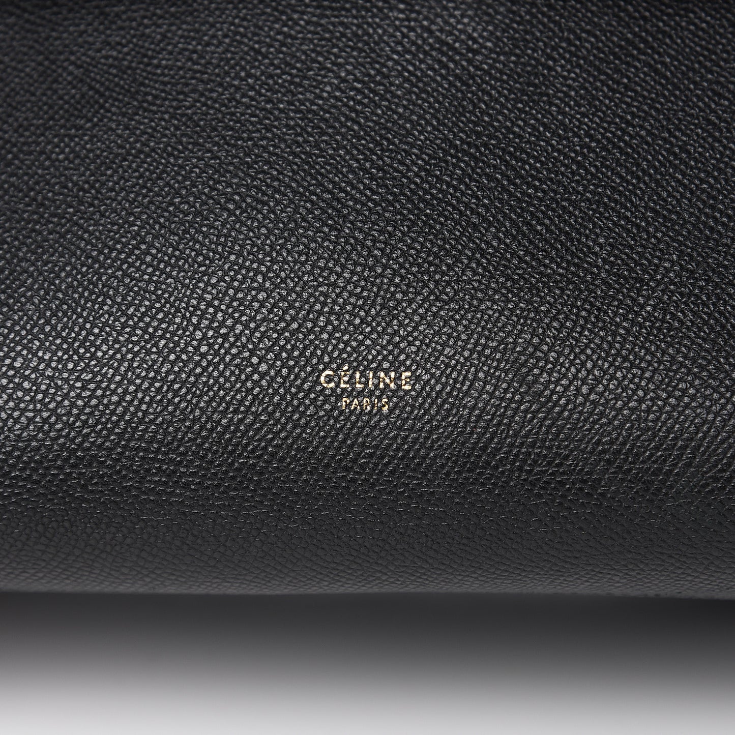 Grained Calfskin Micro Belt Bag Black