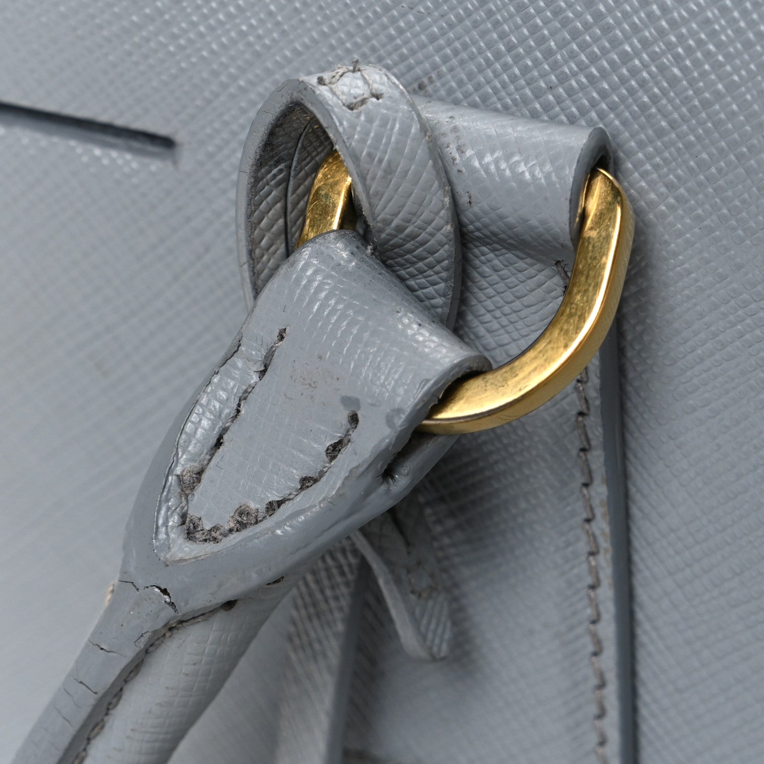 Prada Saffiano Lux Medium Tote Granito 1779670 – FASHIONPHILE