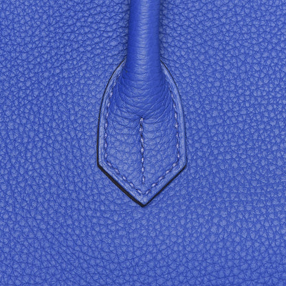 Hermes Togo Birkin 35 Bleu Electrique 10 of 33