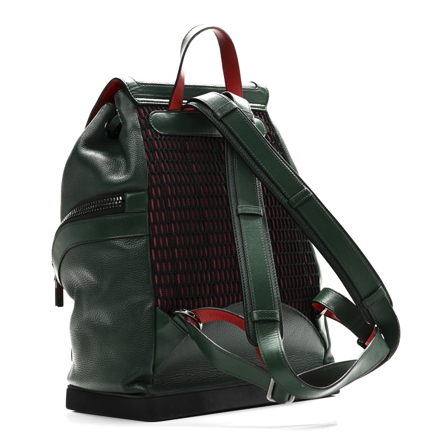 Calfskin Ecusson Explorafunk Backpack Green