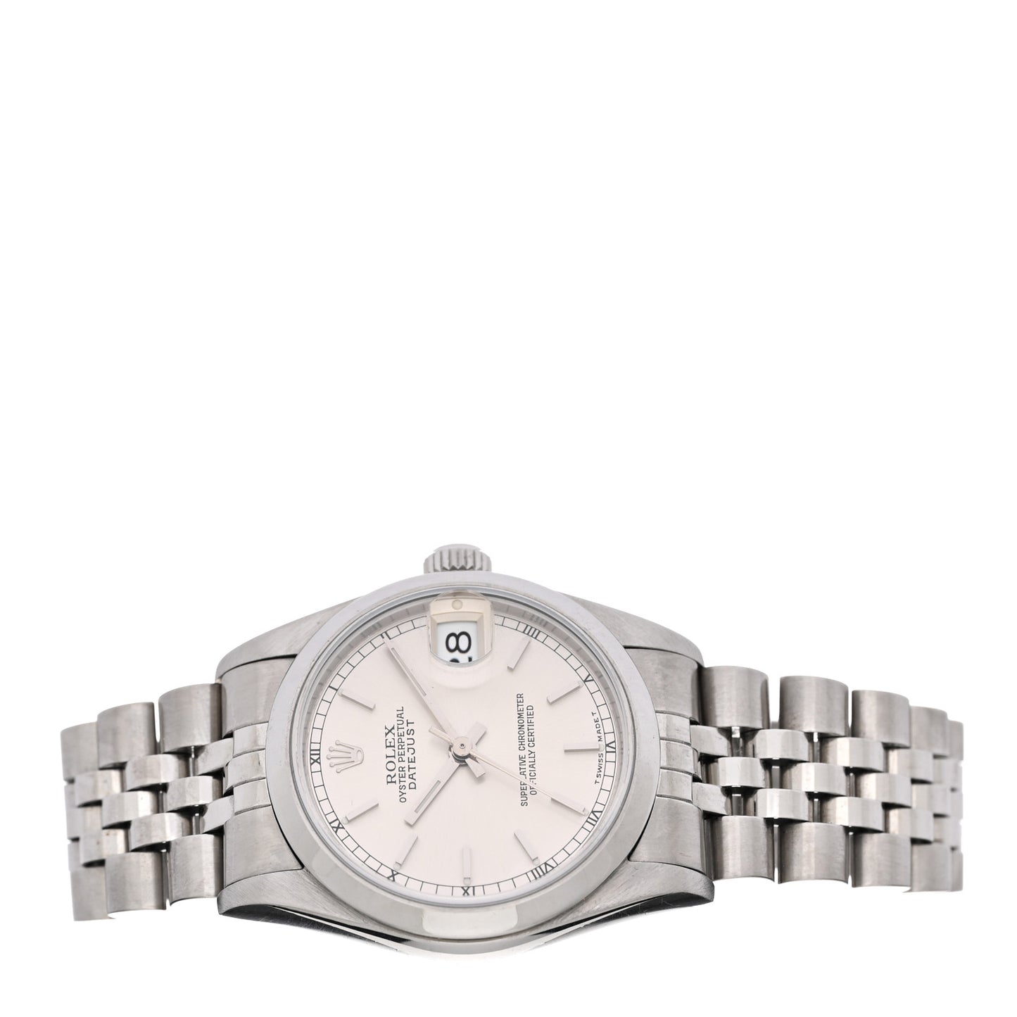 Stainless Steel 31mm Oyster Perpetual Datejust Watch Silver 68240