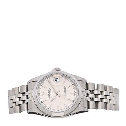 Rolex Stainless Steel 31mm Oyster Perpetual Datejust Watch Silver 68240 2 of 5