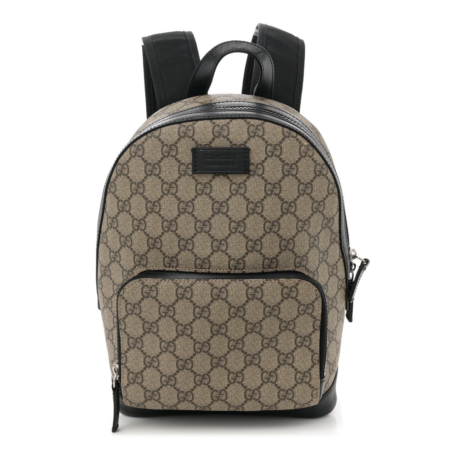 GG Supreme Monogram Small Eden Day Backpack Black