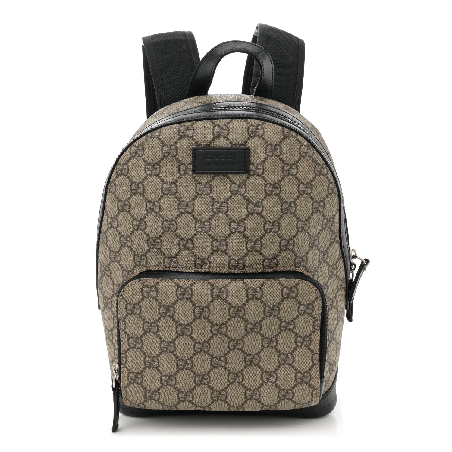 Gucci GG Supreme Monogram Small Eden Day Backpack Black 1 of 10