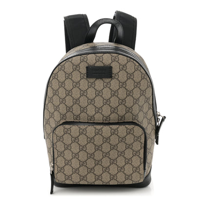 Gucci GG Supreme Monogram Small Eden Day Backpack Black 1 of 10
