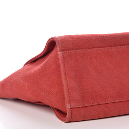 Chanel Canvas Large Deauville Tote Red 5 of 9