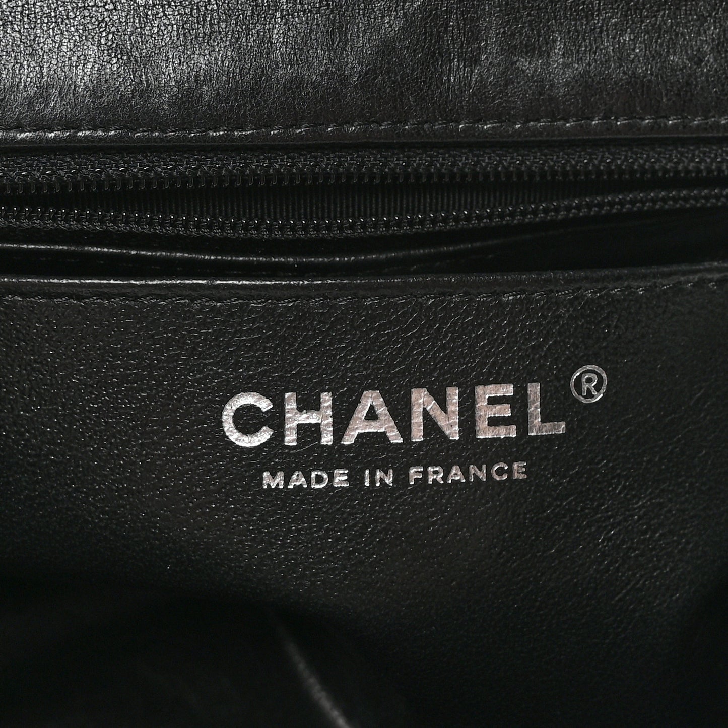 Lambskin Quilted Mini Square Flap Black