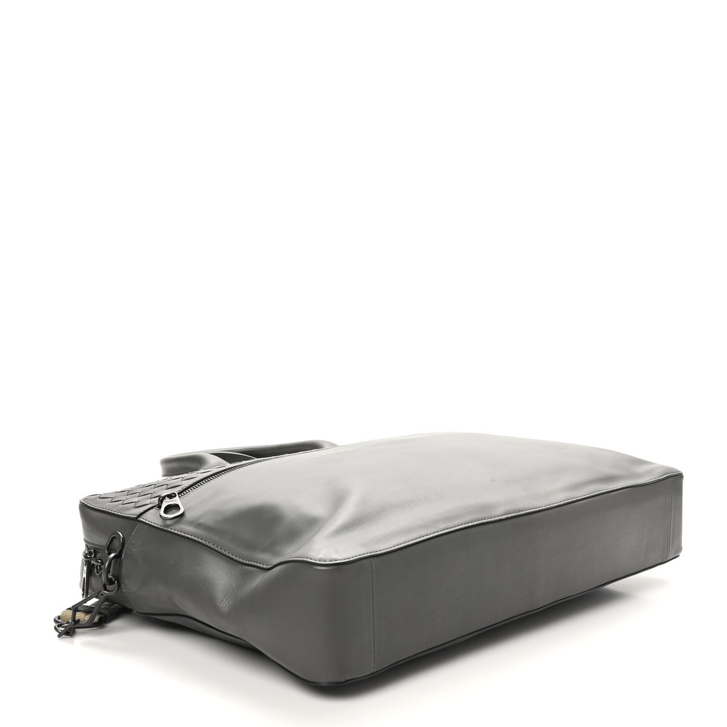 Nappa Intrecciato Briefcase New Steel