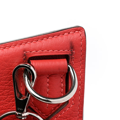 Hermes Taurillon Clemence Jypsiere 28 Rouge Pivoine 10 of 11