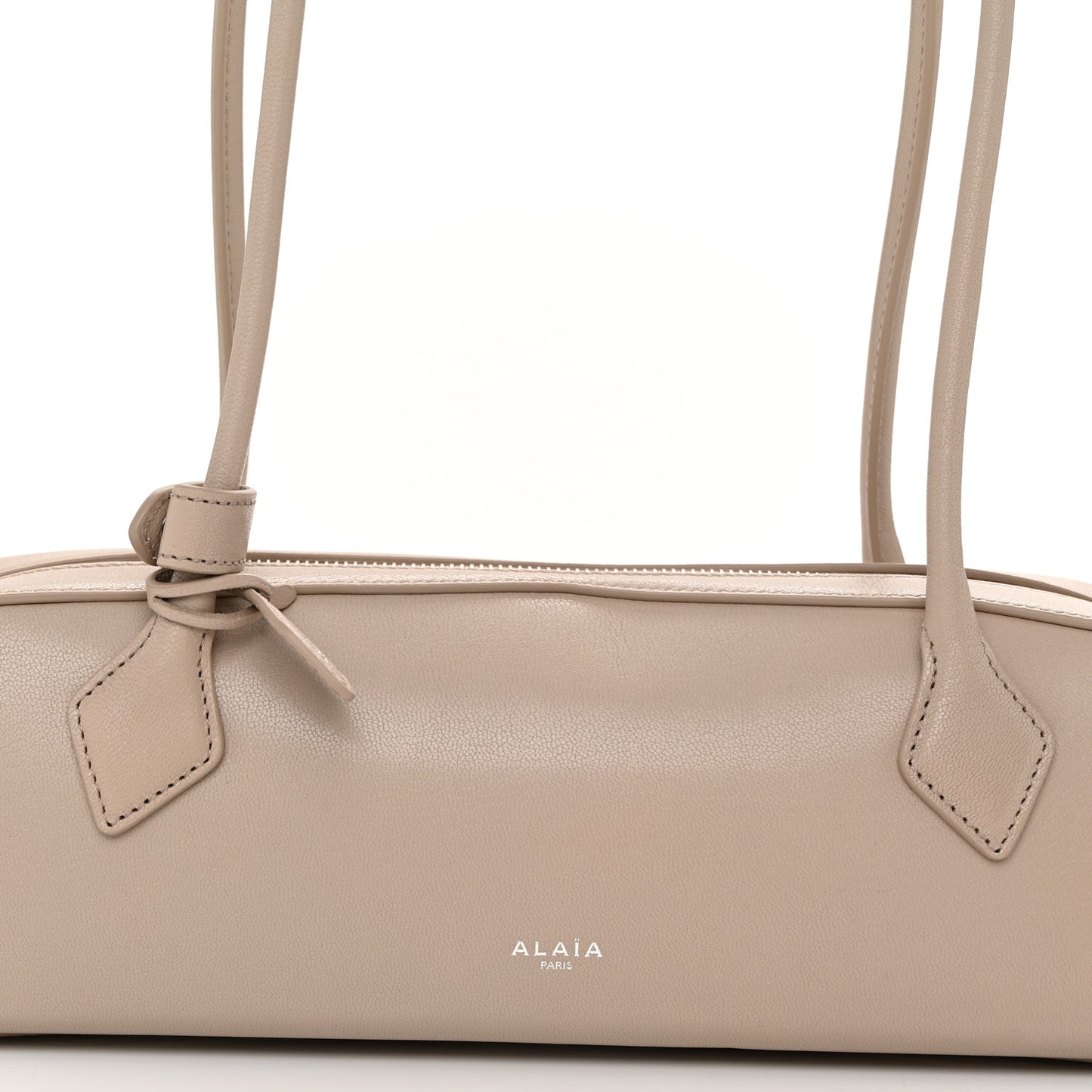 Goatskin Medium Le Teckel Bag Grege