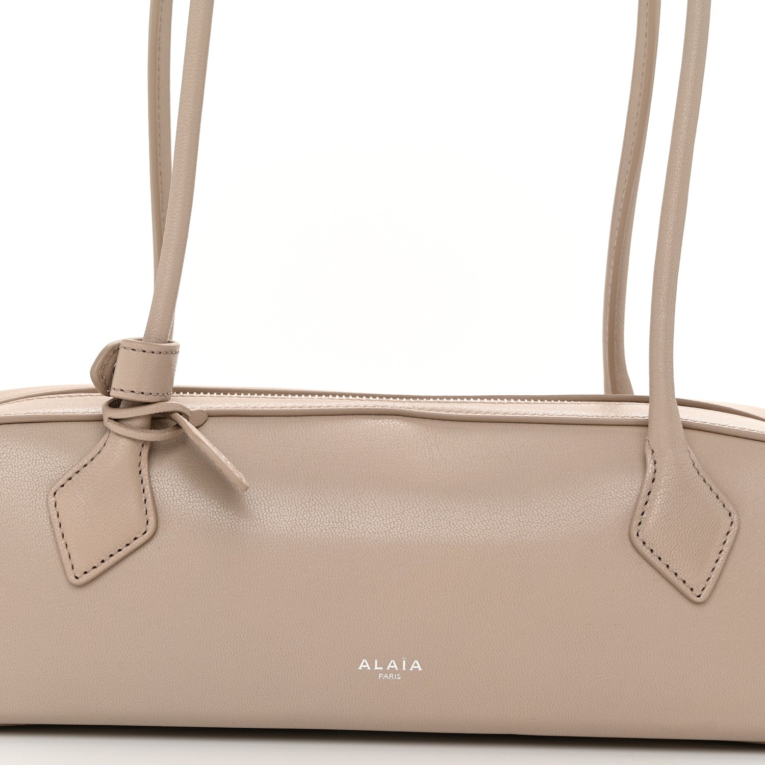 Alaia Goatskin Medium Le Teckel Bag Grege 8 of 10