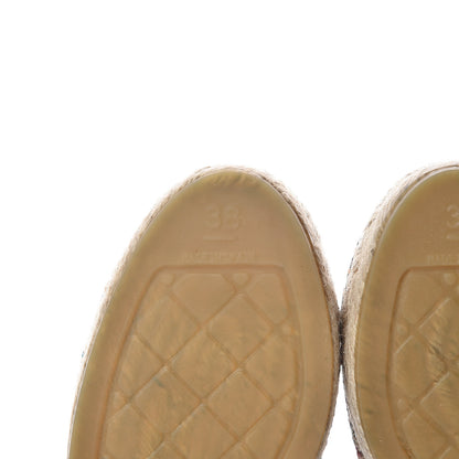 Chanel Tweed Grosgrain CC Espadrilles 38 Multicolor 8 of 10