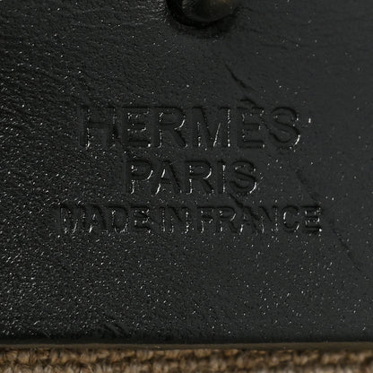 Hermes Military Toile Vache Hunter Herbag Zip Retourne 31 PM Ficelle Black 8 of 12