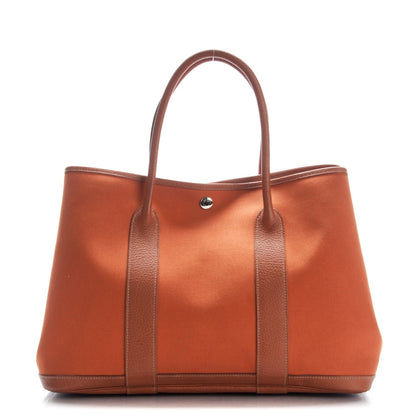 Hermes Toile Buffle Garden Party 36 Potiron 1 of 7