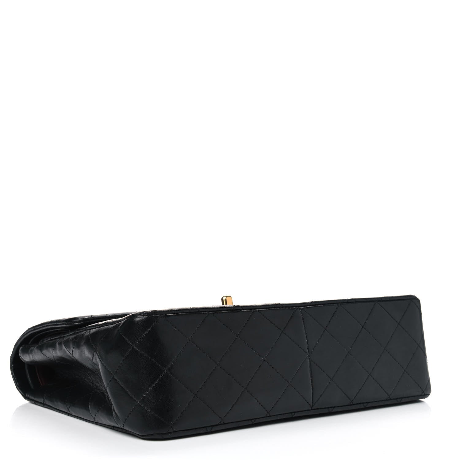 Chanel Lambskin Quilted Medium Double Flap Black 3 of 8