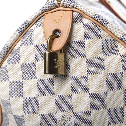 Louis Vuitton Damier Azur Speedy 30 10 of 11