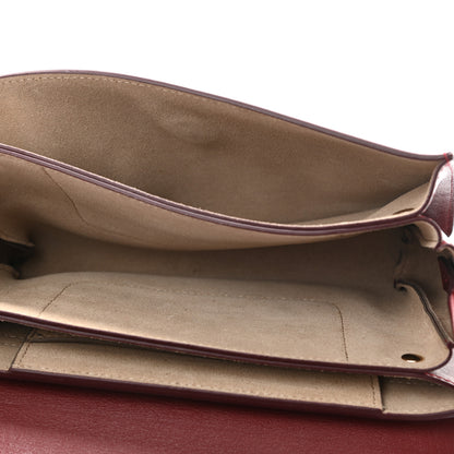 Chloe Suede Calfskin Small Faye Shoulder Bag Plum Purple 4 of 9