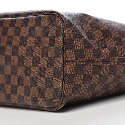 Louis Vuitton Damier Ebene Neo Neverfull MM Rose Ballerine 15 of 16