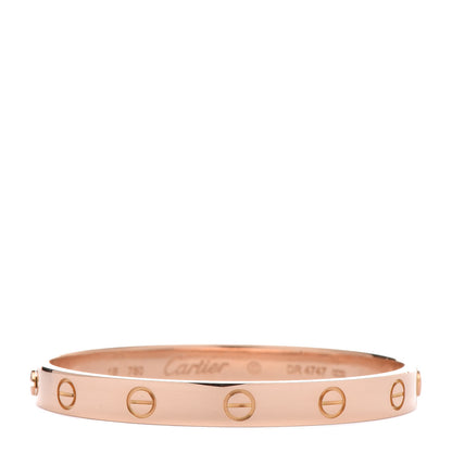 Cartier 18K Pink Gold LOVE Bracelet 16 1 of 6