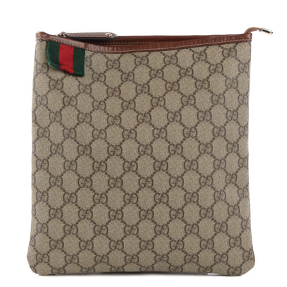 Gucci GG Plus Monogram Signature Web Loop Messenger Brown 1 of 7