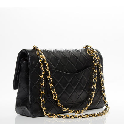 Chanel Lambskin Quilted Medium Double Flap Black 3 of 11