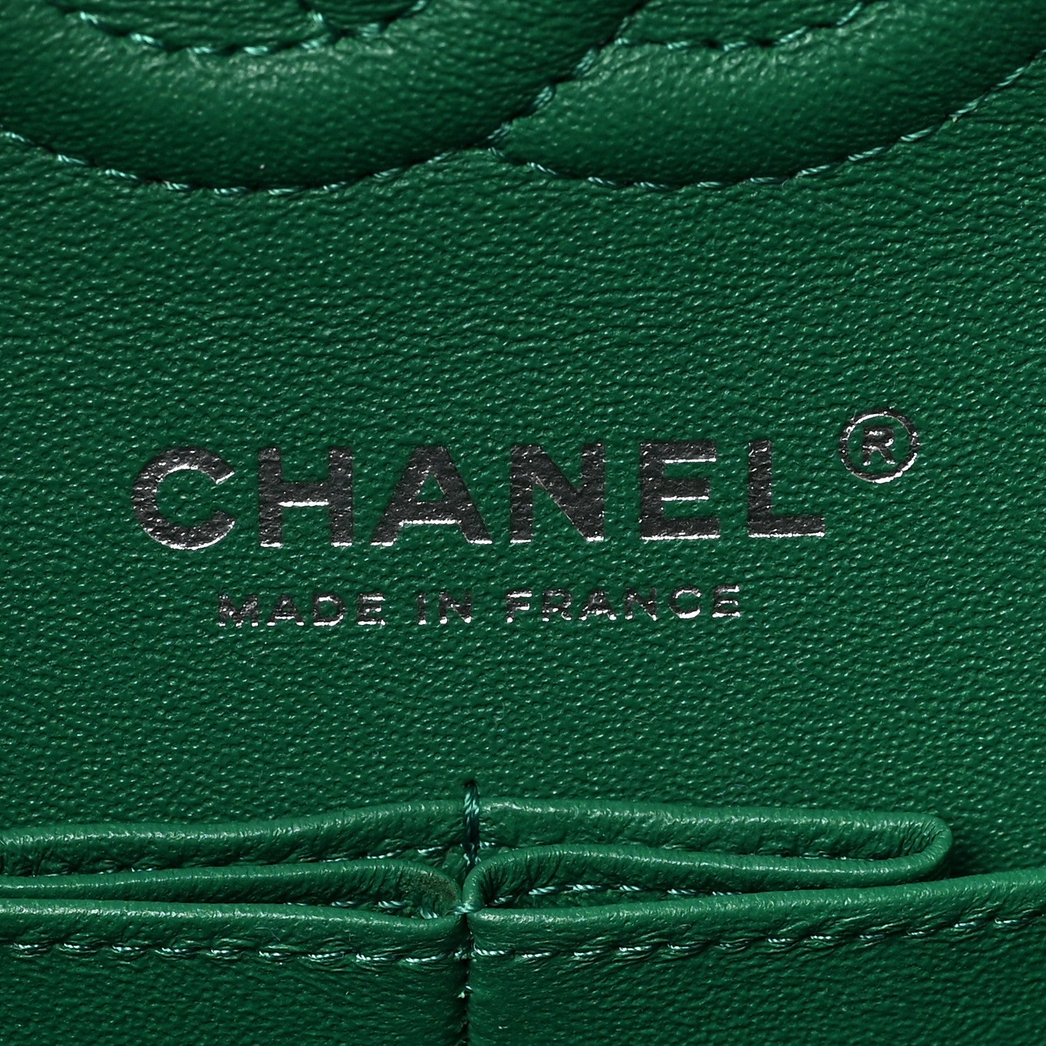 Chanel Caviar Quilted Small Double Flap Green 6 of 9