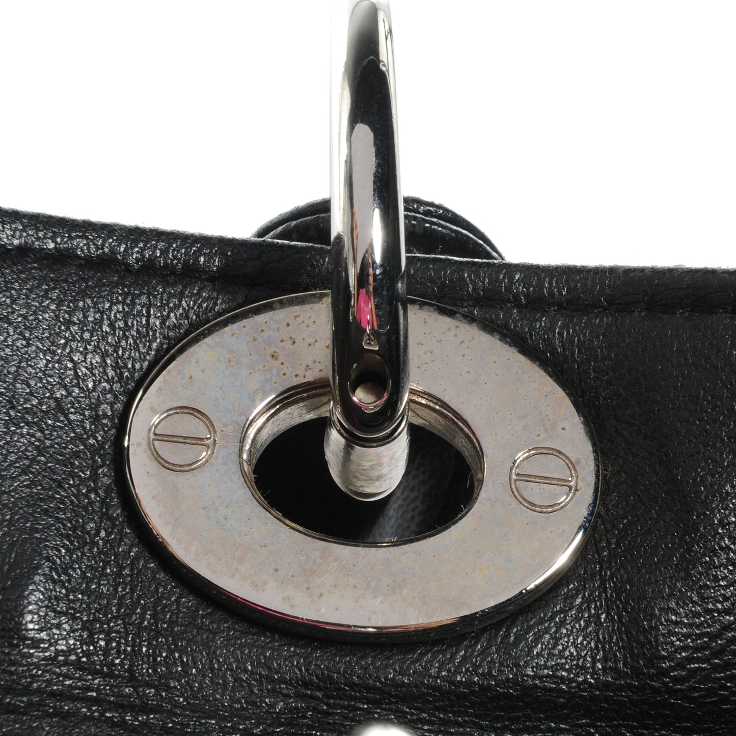Lambskin Cannage Medium Lady Dior Black