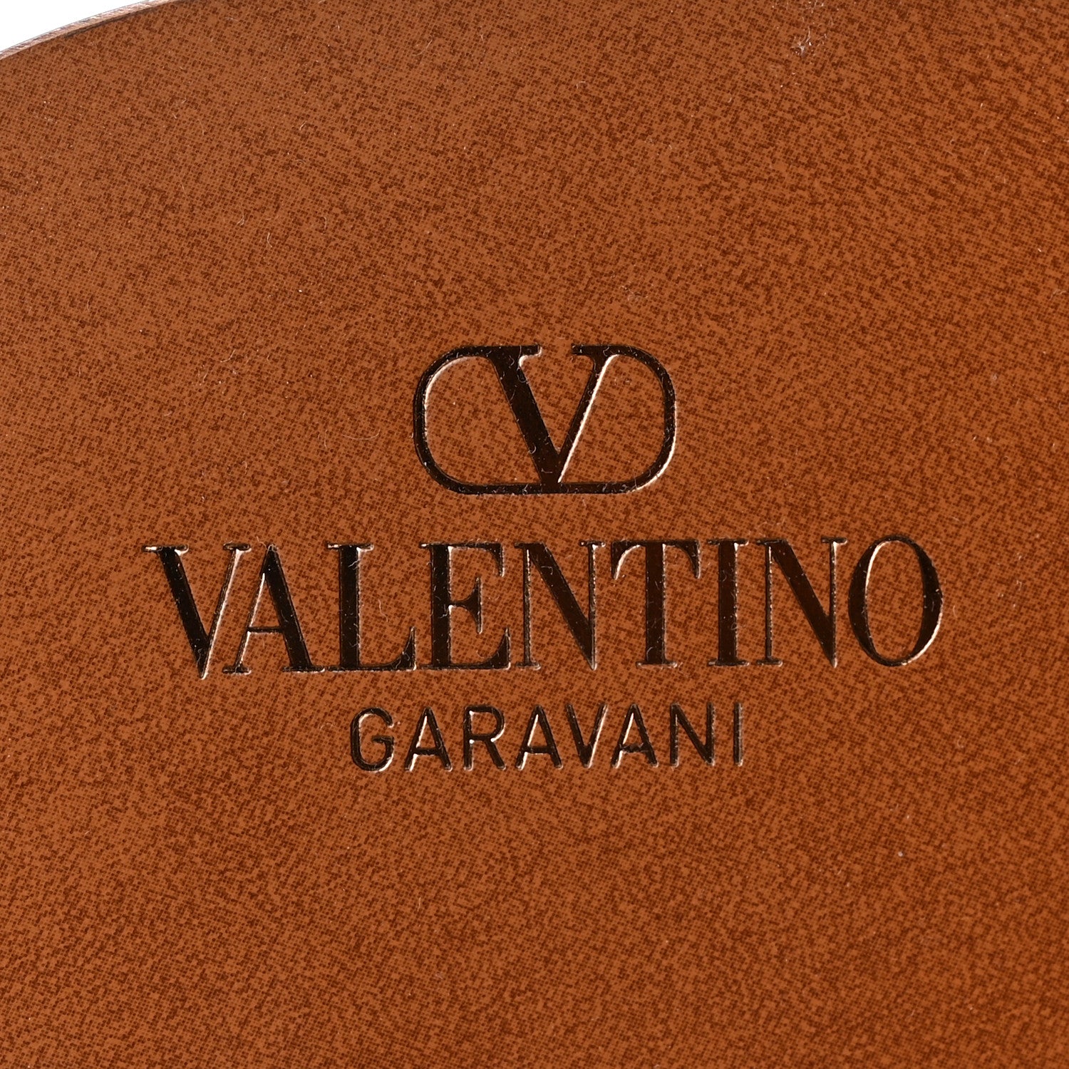 Valentino Garavani Grainy Cowhide Vlogo Flat Slide Sandals 42 Cuoio 8 of 9