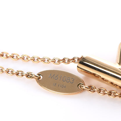 Louis Vuitton Essential V Necklace Gold 5 of 7