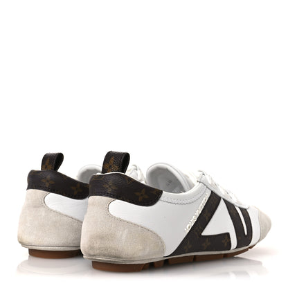 Louis Vuitton Monogram Calfskin Womens LV Sneakerina 37 White 5 of 12