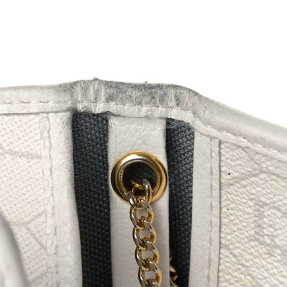 Christian Dior Monogram Chain Flap White 16 of 18