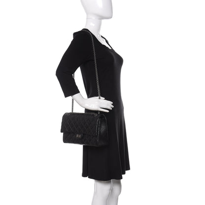 Chanel Aged Calfskin Quilted 2.55 Reissue 226 Black 2 of 13