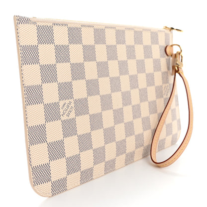 Louis Vuitton Damier Azur Neverfull MM GM Pochette 3 of 6