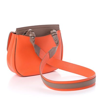 Louis Vuitton Taurillon Marceau Tangerine Taupe 2 of 8