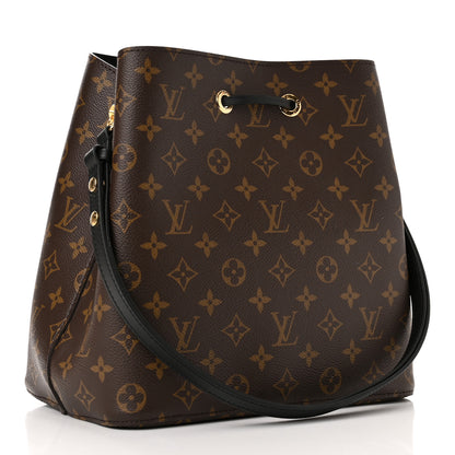 Louis Vuitton Monogram Neonoe MM Black 3 of 10
