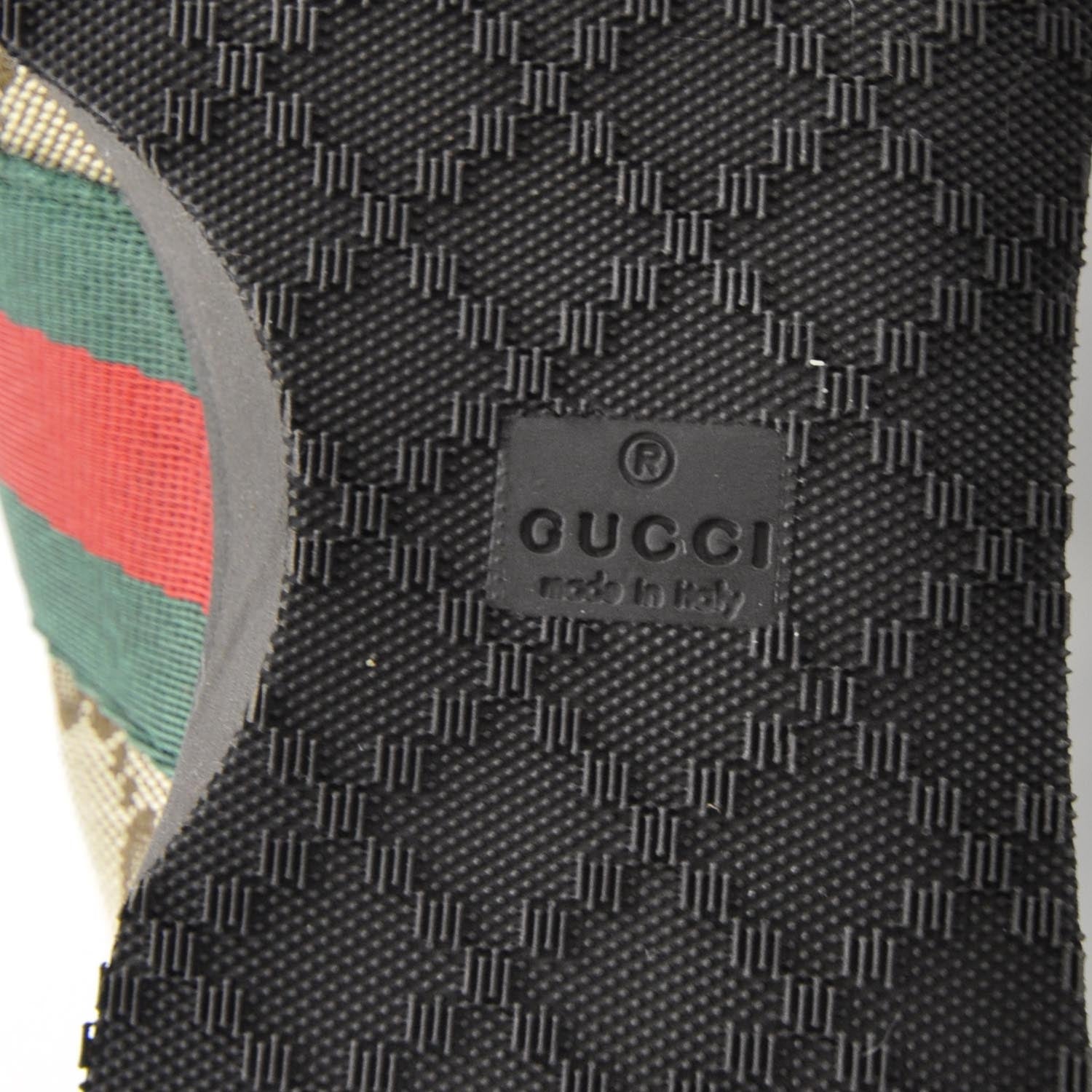 Gucci Suede Monogram Web Sneakers 38 9 of 9