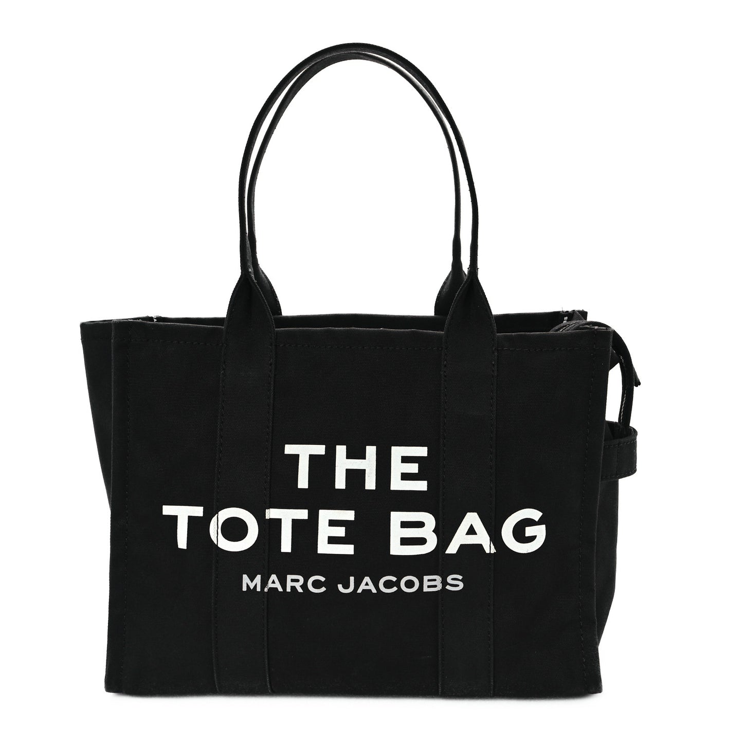 Cotton Canvas Large The Tote Bag Black