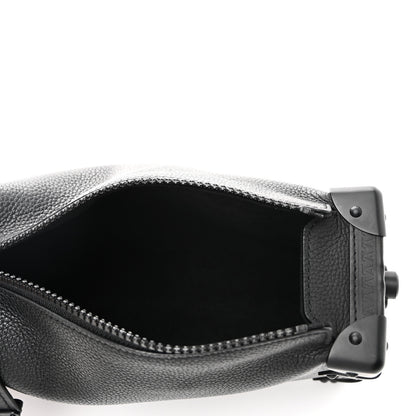 Louis Vuitton Calfskin Side Trunk MM Black 5 of 9
