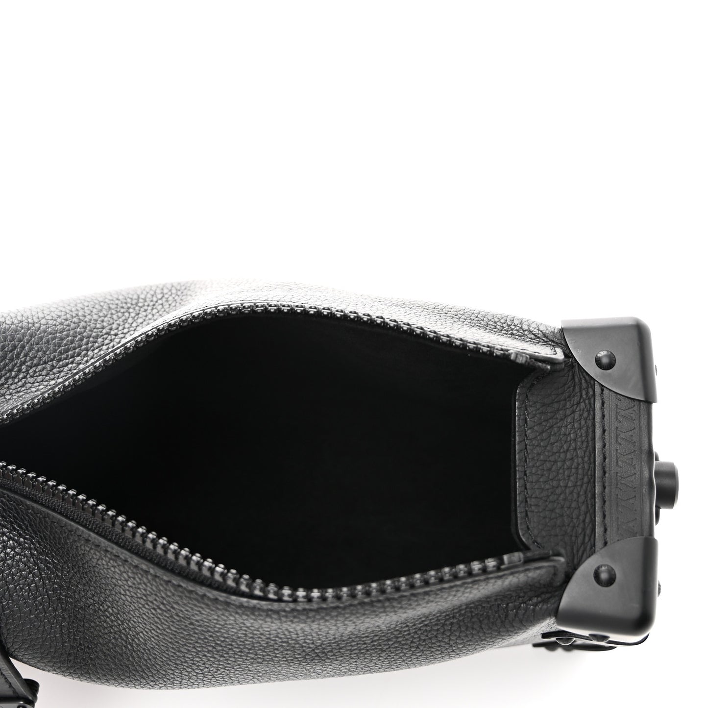 Calfskin Side Trunk MM Black