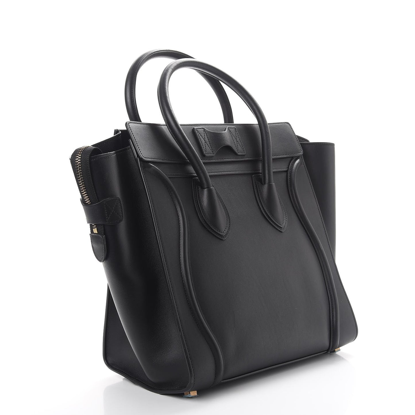 Smooth Calfskin Mini Luggage Black