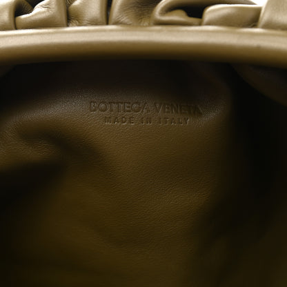 Bottega Veneta Smooth Butter Calf The Pouch Oversized Clutch Kaki Fondent 6 of 7