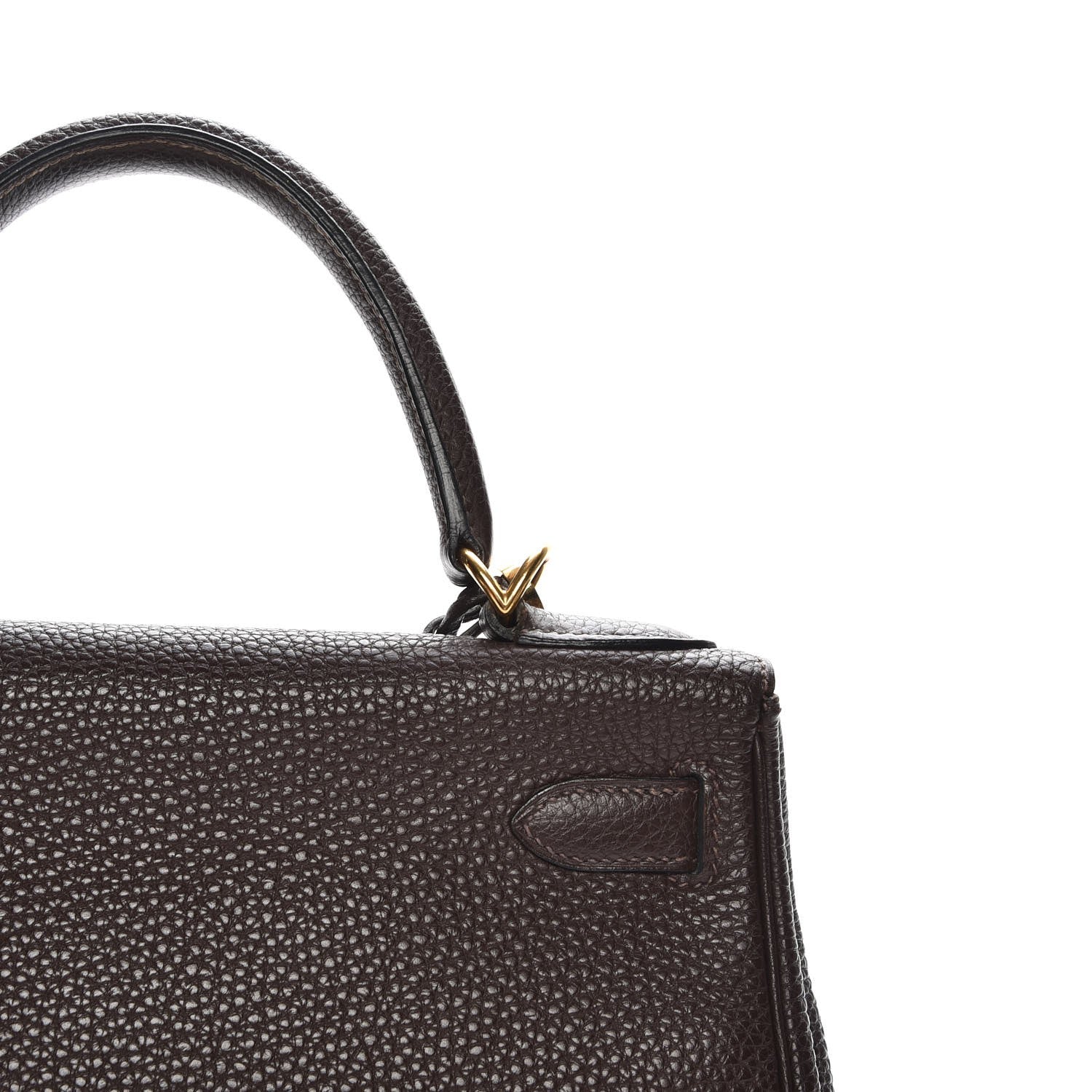 Hermes Togo Kelly Retourne 28 Chocolate 26 of 32