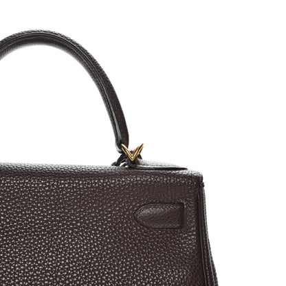 Hermes Togo Kelly Retourne 28 Chocolate 26 of 32
