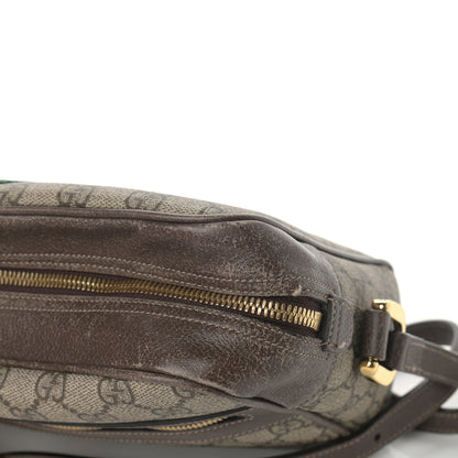 Gucci GG Supreme Monogram Web Small Ophidia Shoulder Bag Brown 19 of 21