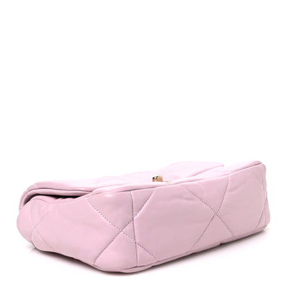 Chanel Lambskin Quilted Medium Chanel 19 Flap Light Pink 3 of 10