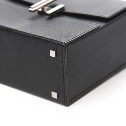 Hermes Chevre Mysore Cinhetic Boxy Top Handle Bag Black 7 of 9