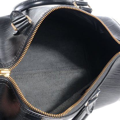 Louis Vuitton Epi Speedy 25 Black 7 of 8
